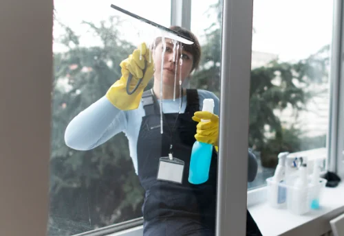 Nettoyage de vitres intérieures et extérieures à Bellefonds